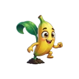 A tiny banana sprout.